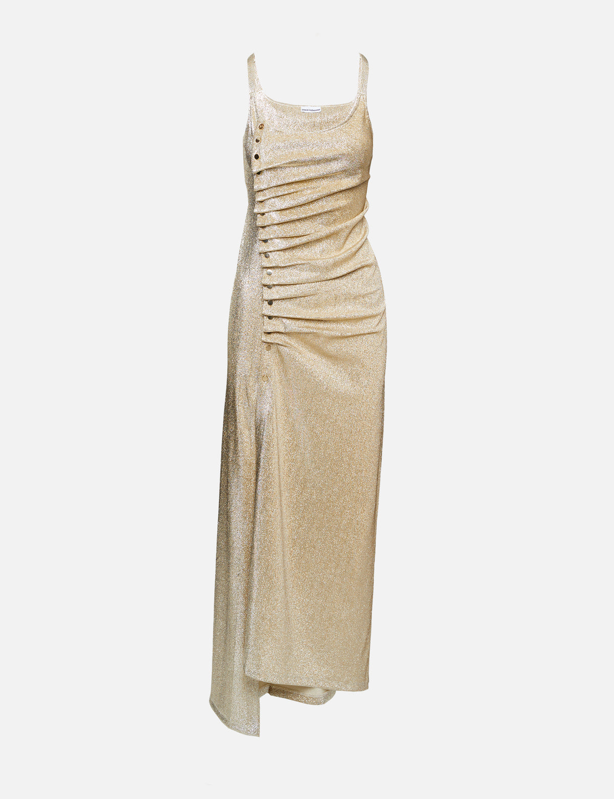 view 1 - Golden Stretch Jersey Dress