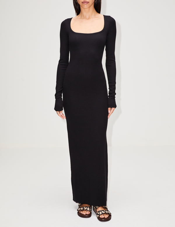 eterne georgia matte jersey maxi shirt dress ÉTERNE | Women's | Square Neck | CREAM Dress DAY an oversized blazer and Summer Mae Halter Neck Size:XS (6 mo - 2) Color_Silvers