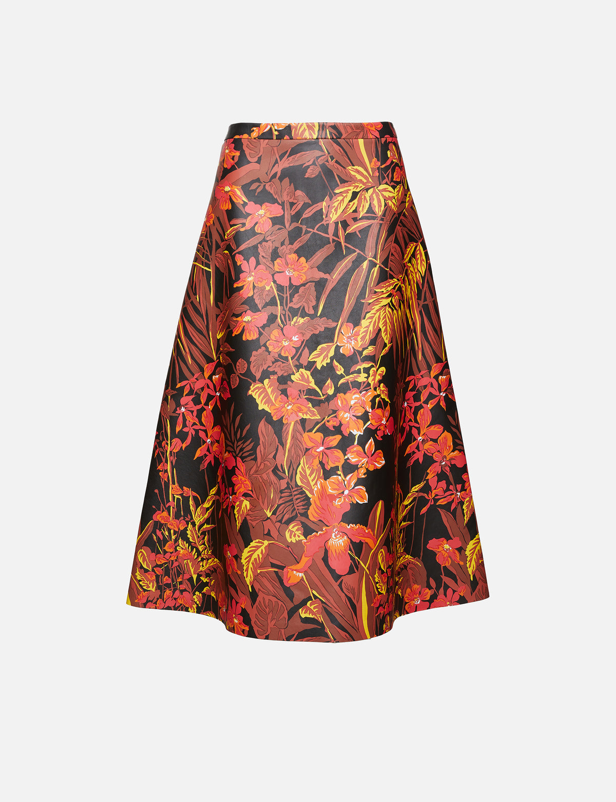 view 1 - Midi Printed Skirt