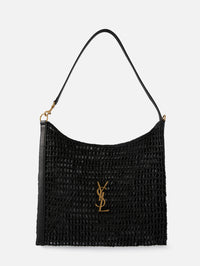 view 1 - Raffia Crochet Shoulder Bag
