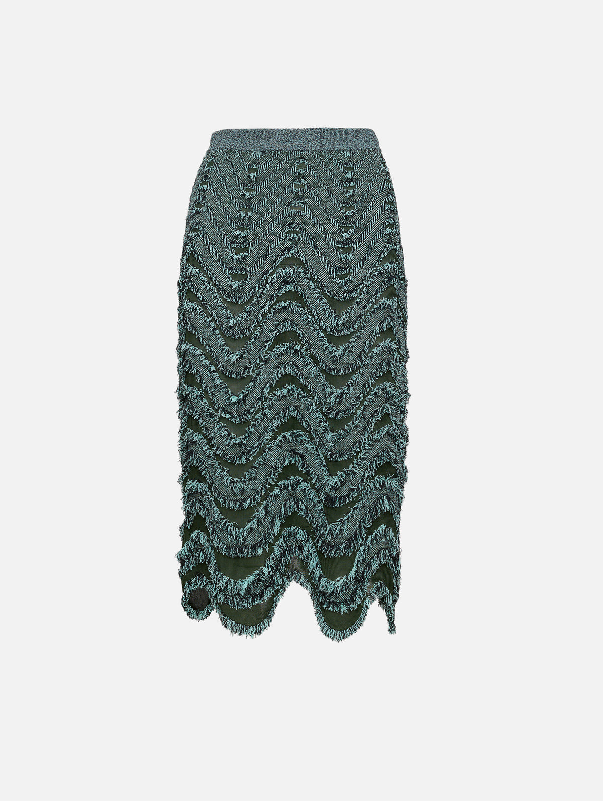 view 1 - Wave Fringe Skirt