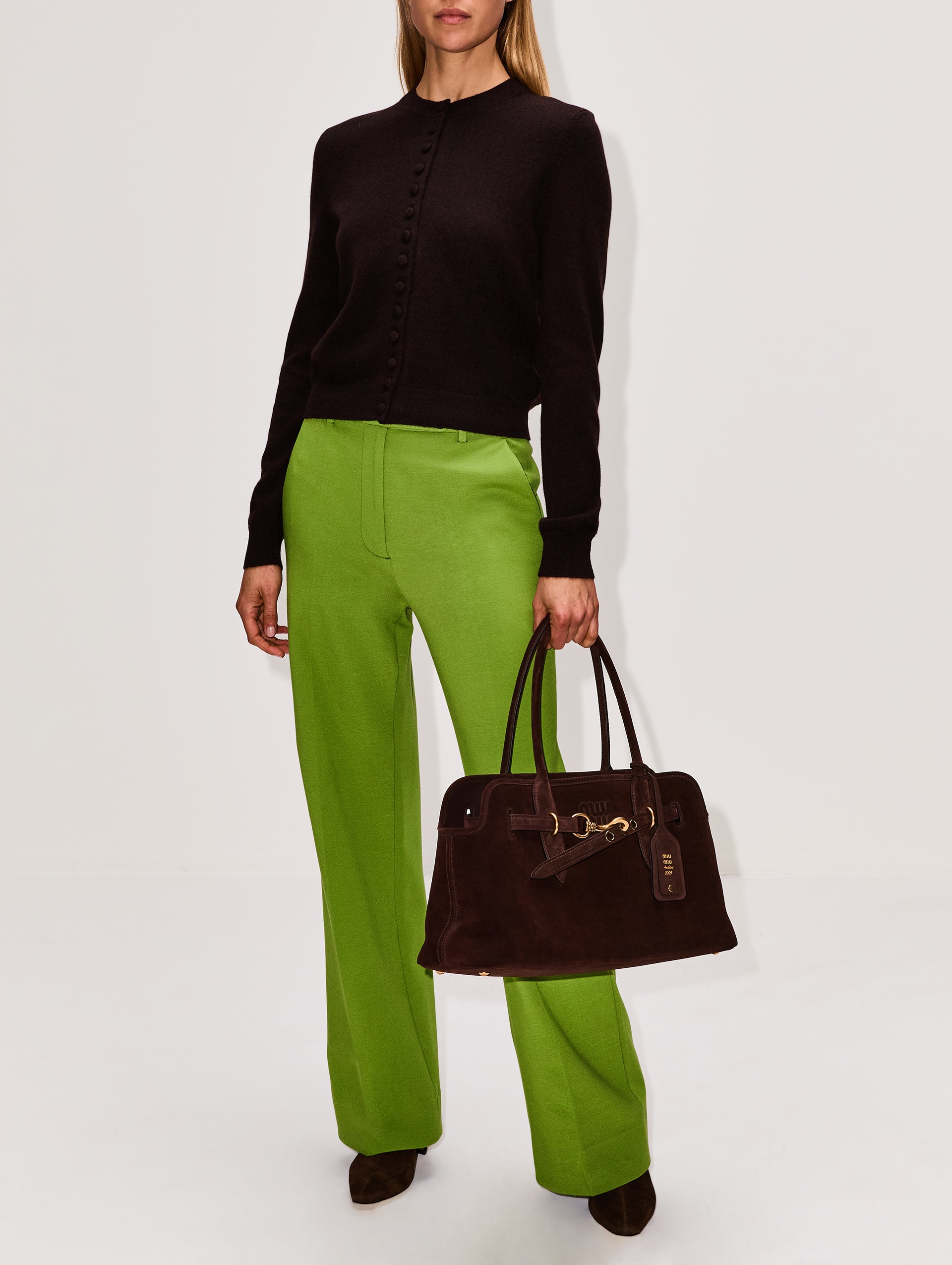 Wide Leg Trouser | MIU MIU | elysewalker