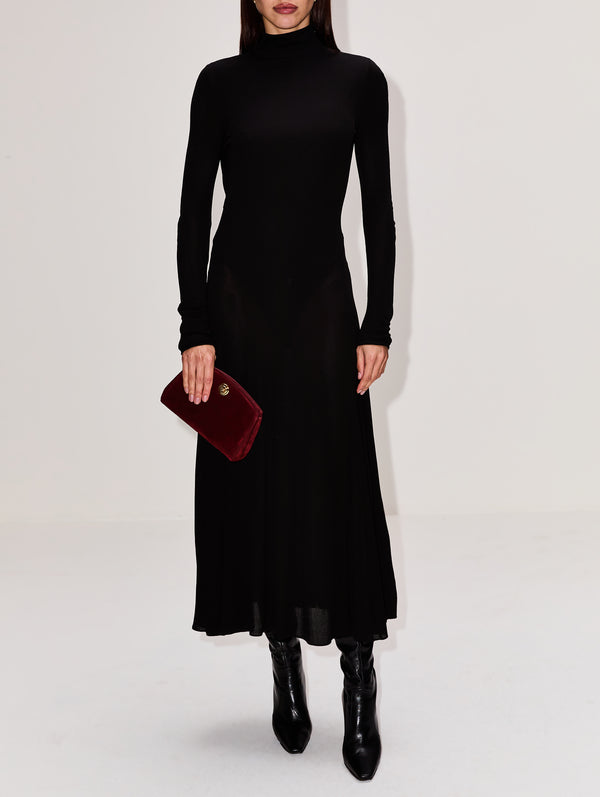 alaia dress black Alaia Maxi Dress