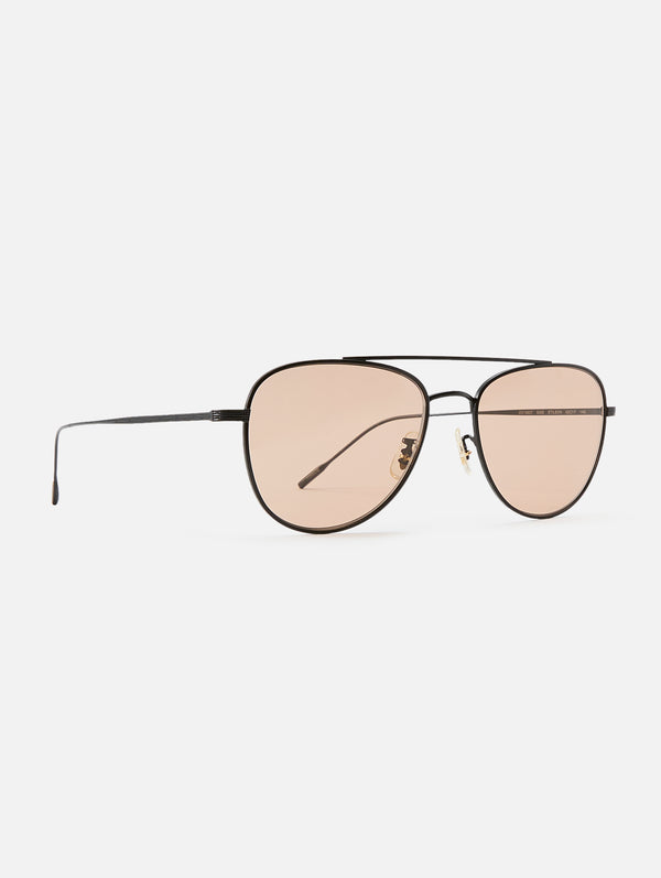 Oliver Peoples Rose Gold Aviator Sunglasses Oliver Peoples BENEDICT OV1002S 5037BH Rose Gold Aviator  main image 4