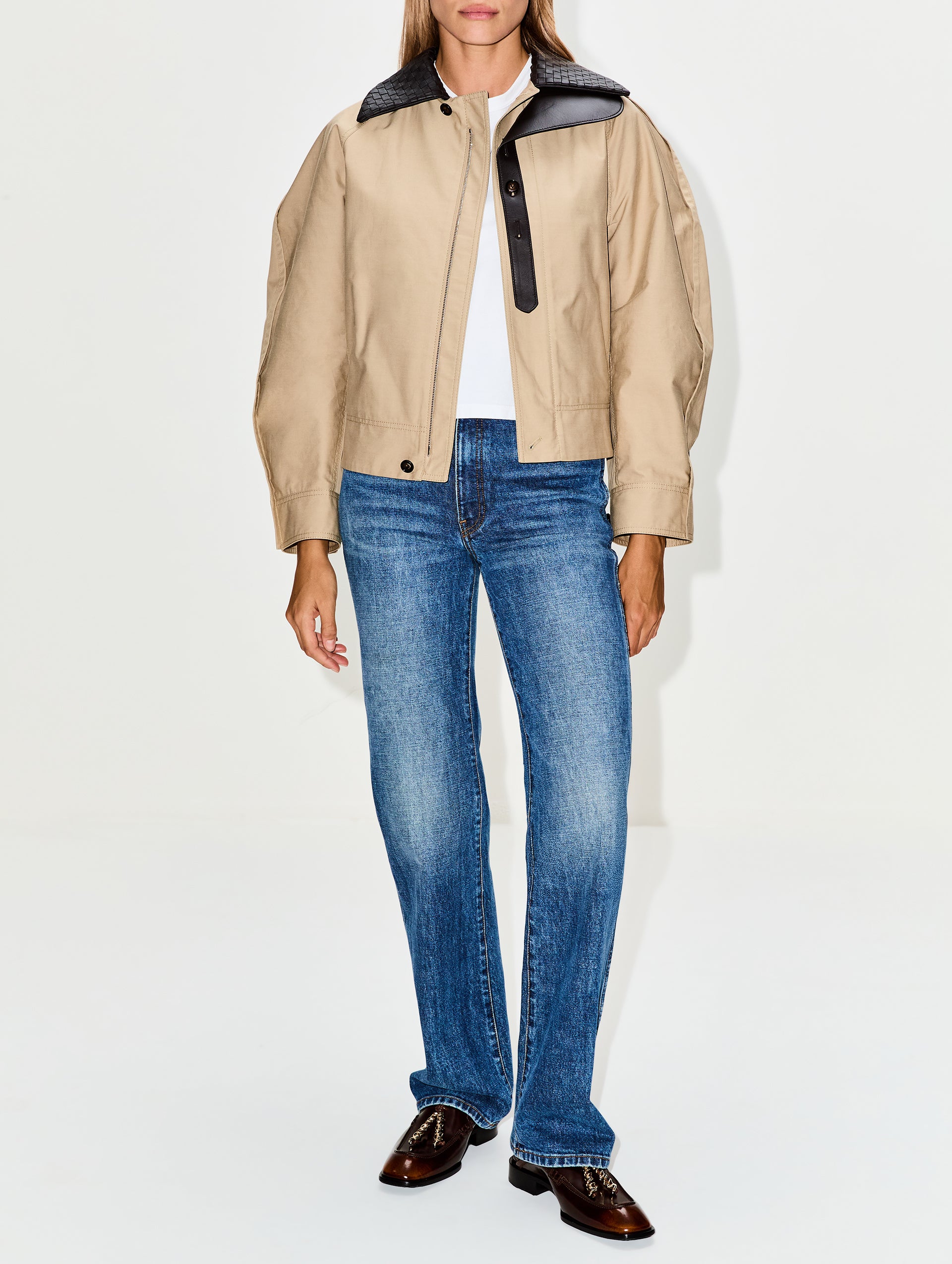 ジャケット・アウター BOTTEGA VENETA, 12FW NOCOLLAR BLOUSON Blouson Jacket | BOTTEGA VENETA | elysewalker
