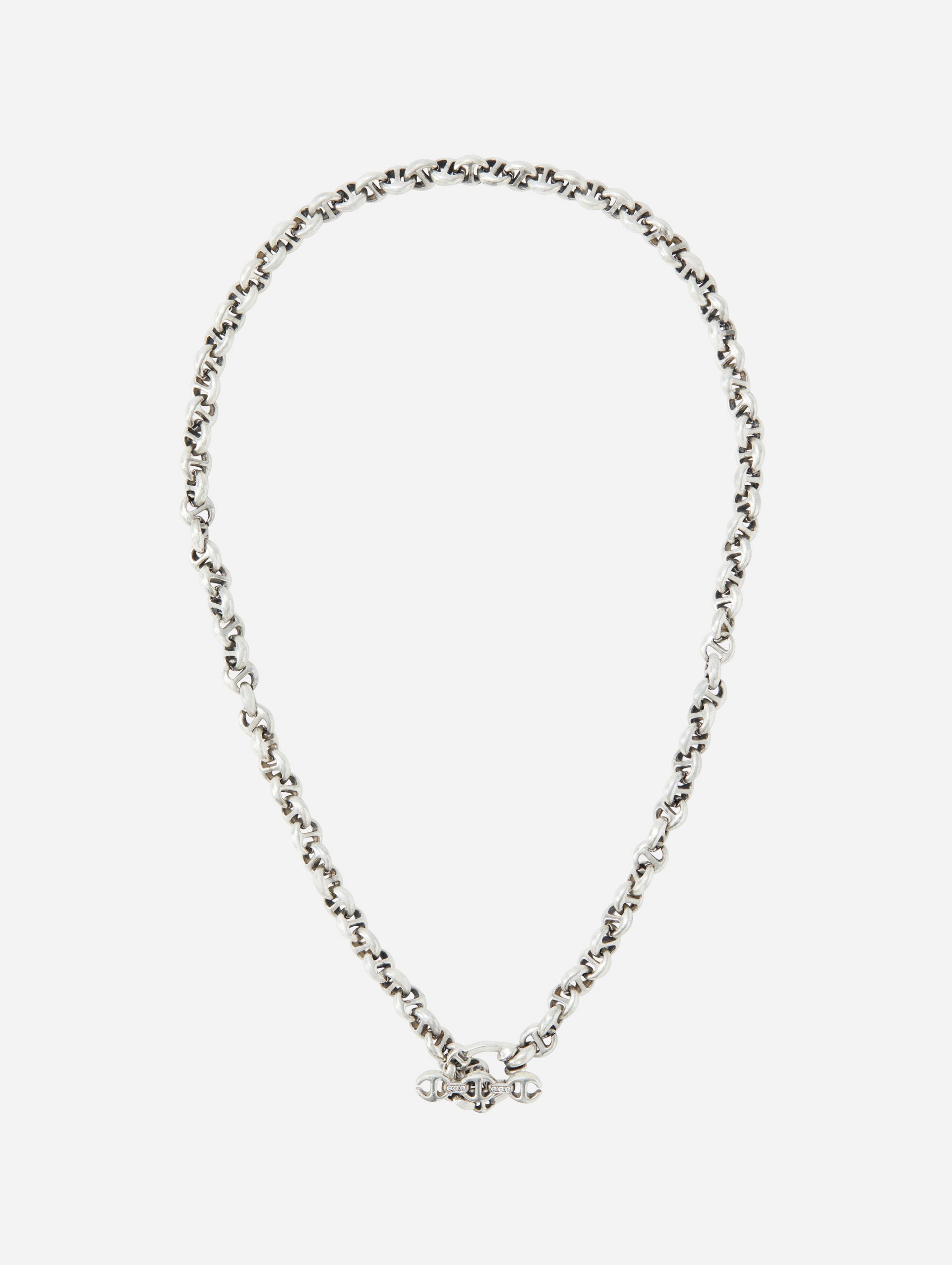 5mm Open Link Necklace With Diamond Toggle | HOORSENBUHS 