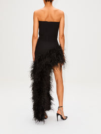 Feathered Giselle Dress
