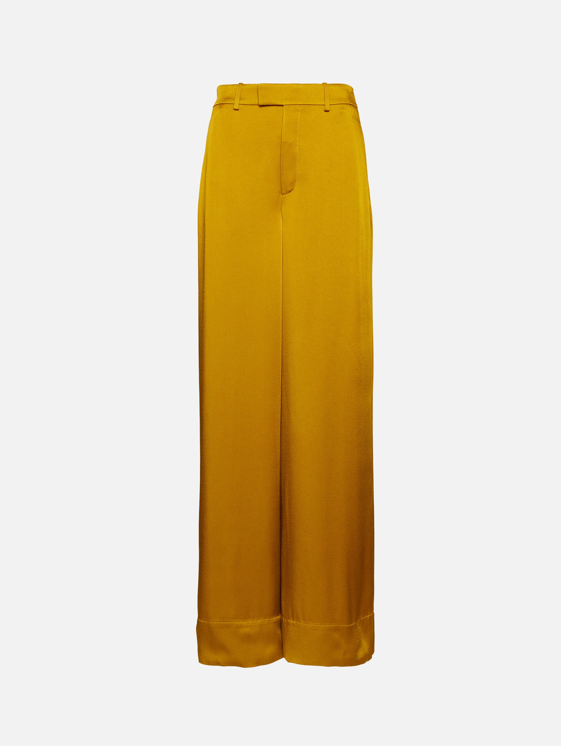 Satin Crepe Large Pant | SAINT LAURENT | elysewalker