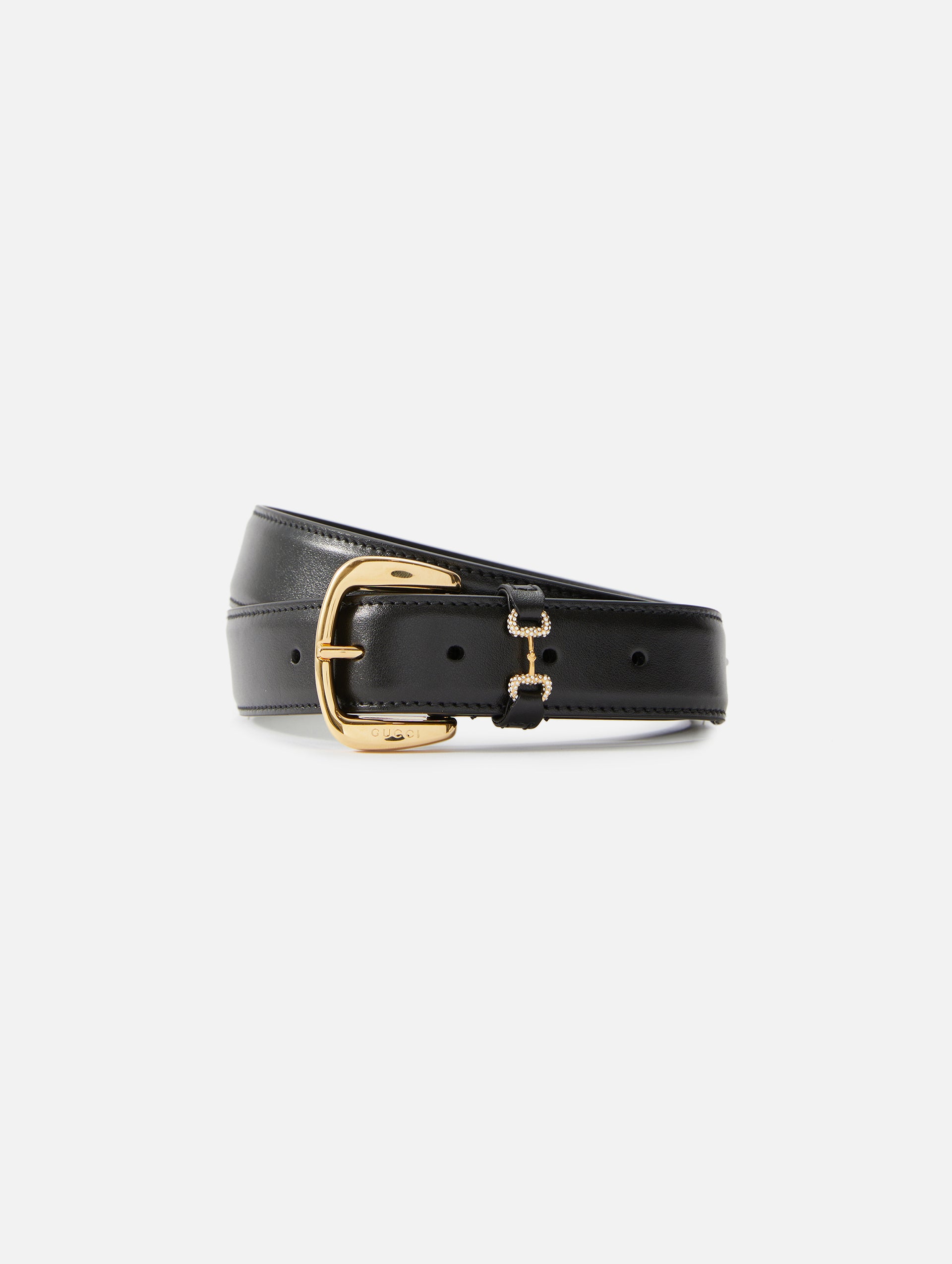 Used black sales gucci belt