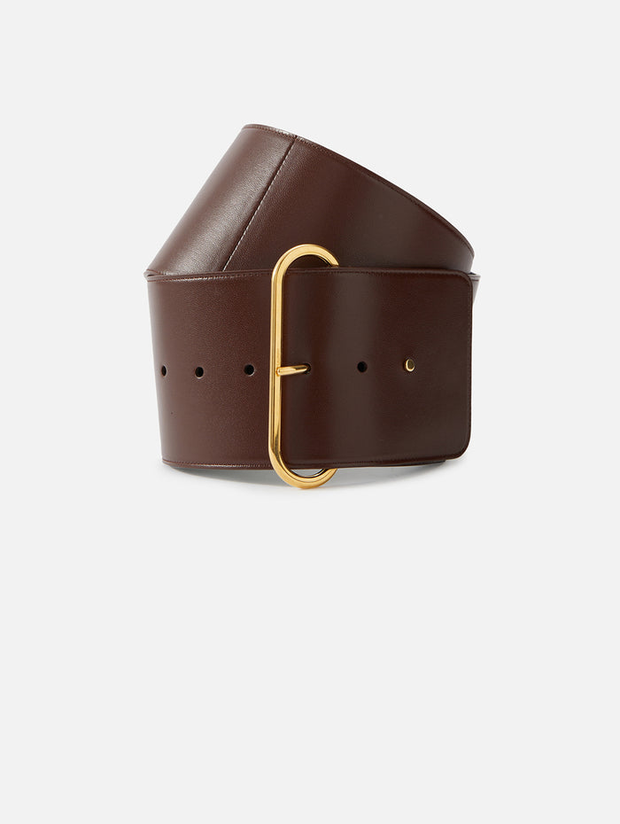 Wide Leather Corset Belt