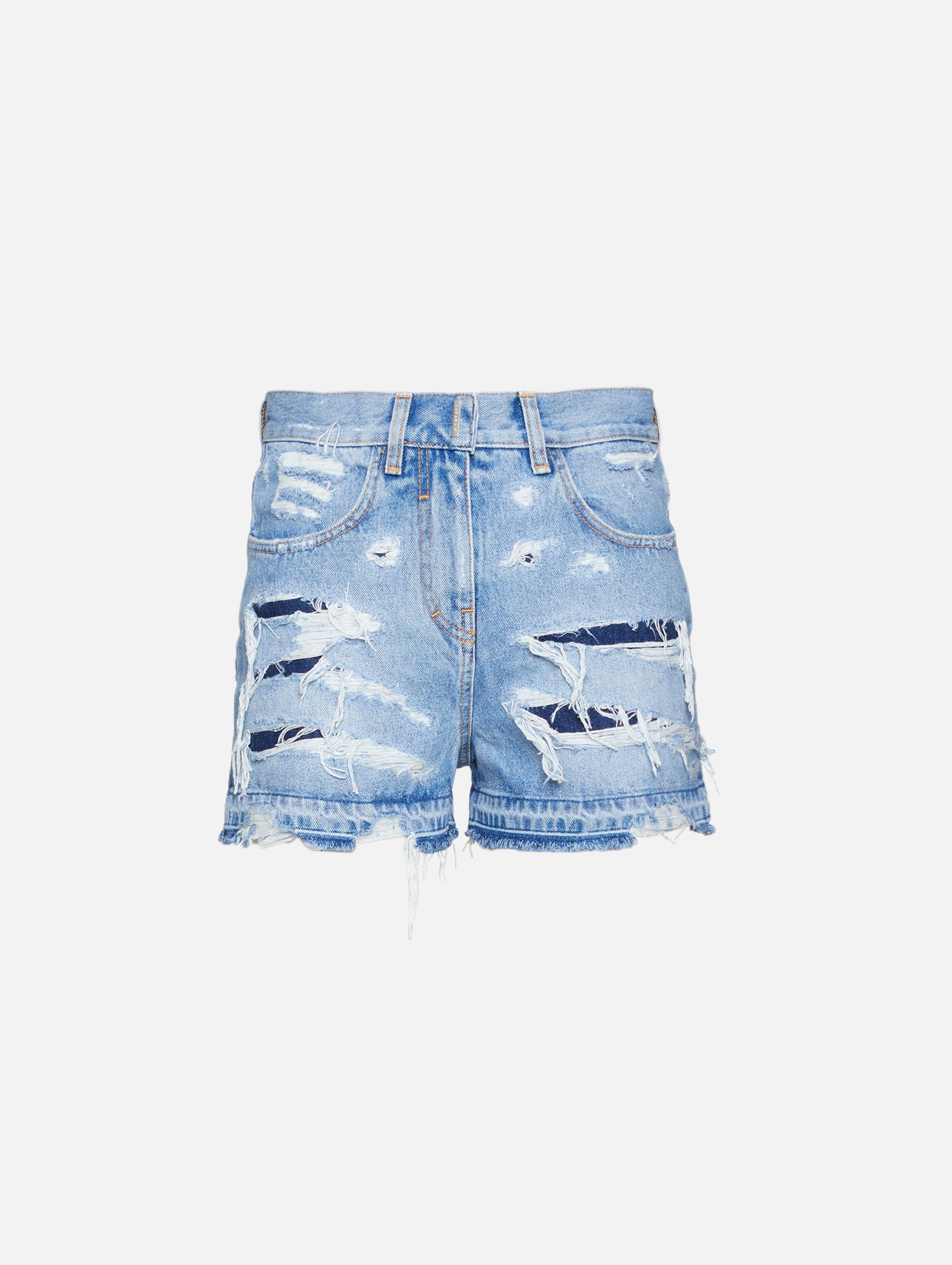 Buy DISOLVE Denim Shorts for Women High Waist Button Denim Jean Shorts (L)  at Amazon.in