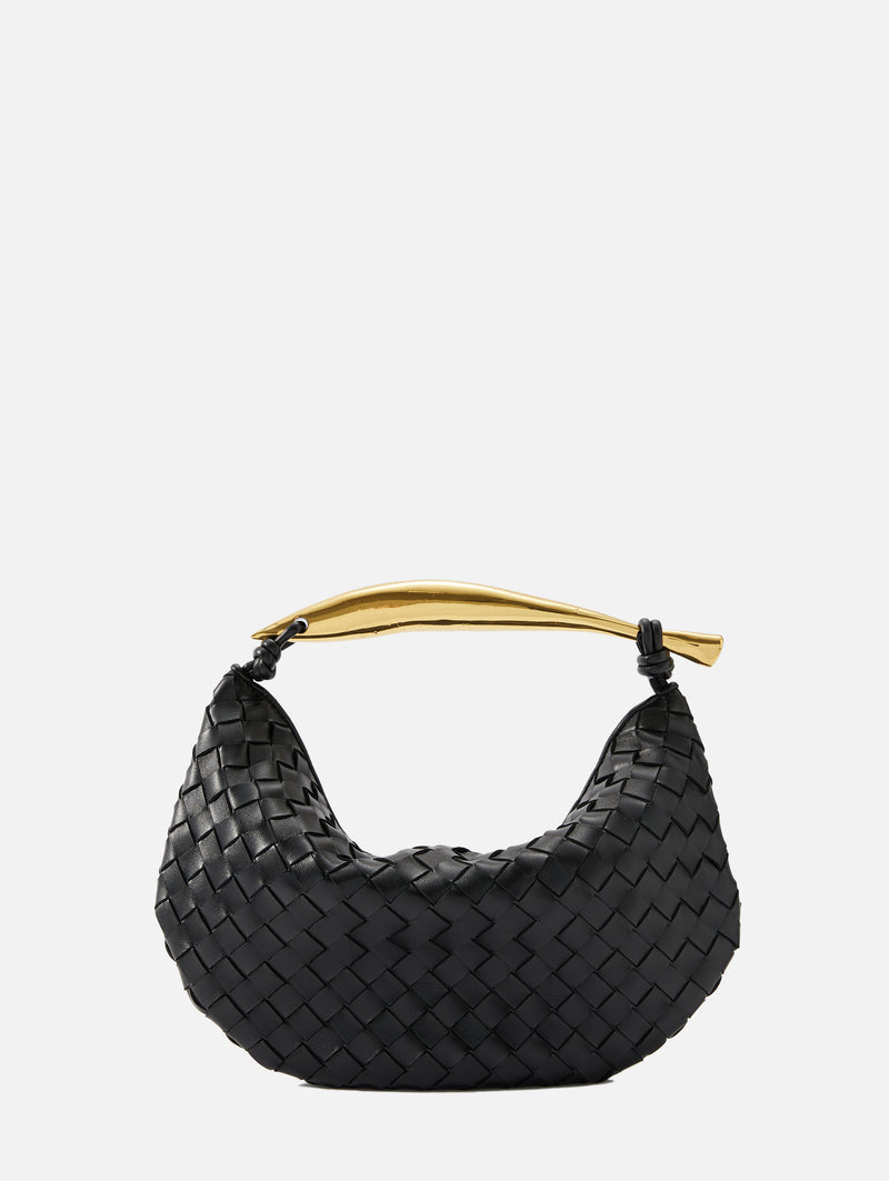 Bottega Veneta Sardine Medium Intrecciato Leather Top-Handle Bag
