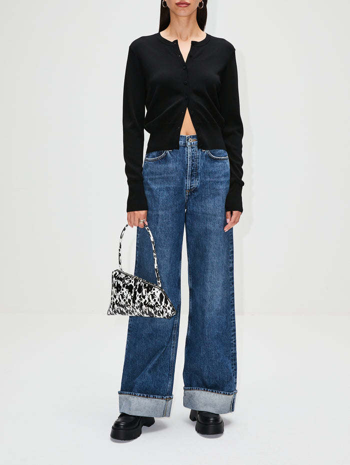 Elise High Rise Crop Flare Jeans- FINAL SALE – Mesh