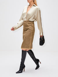 Chimaera Deconstructed Denim Skirt