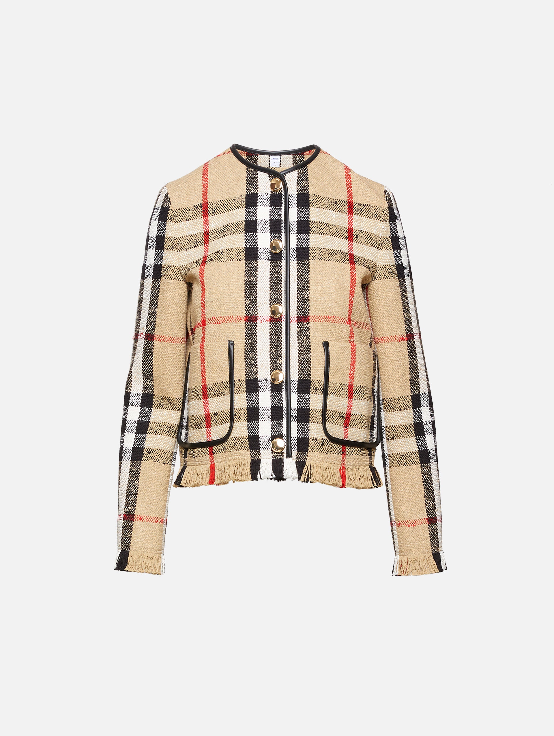 Burberry clearance check blazer