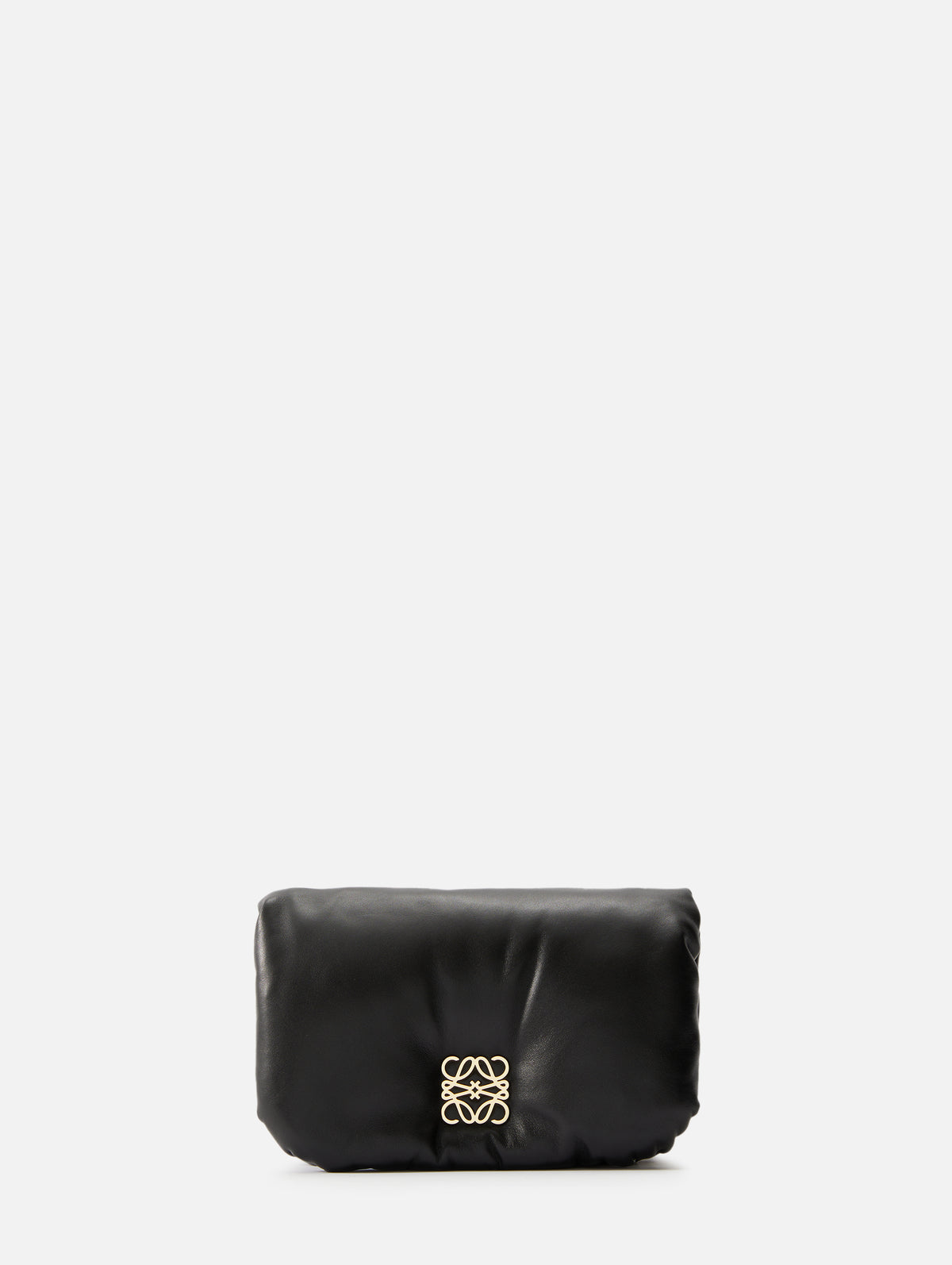 Goya Puffer Mini Shoulder Bag in Black - Loewe