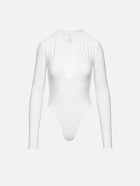 view 4 - Long Sleeve Deep V Bodysuit