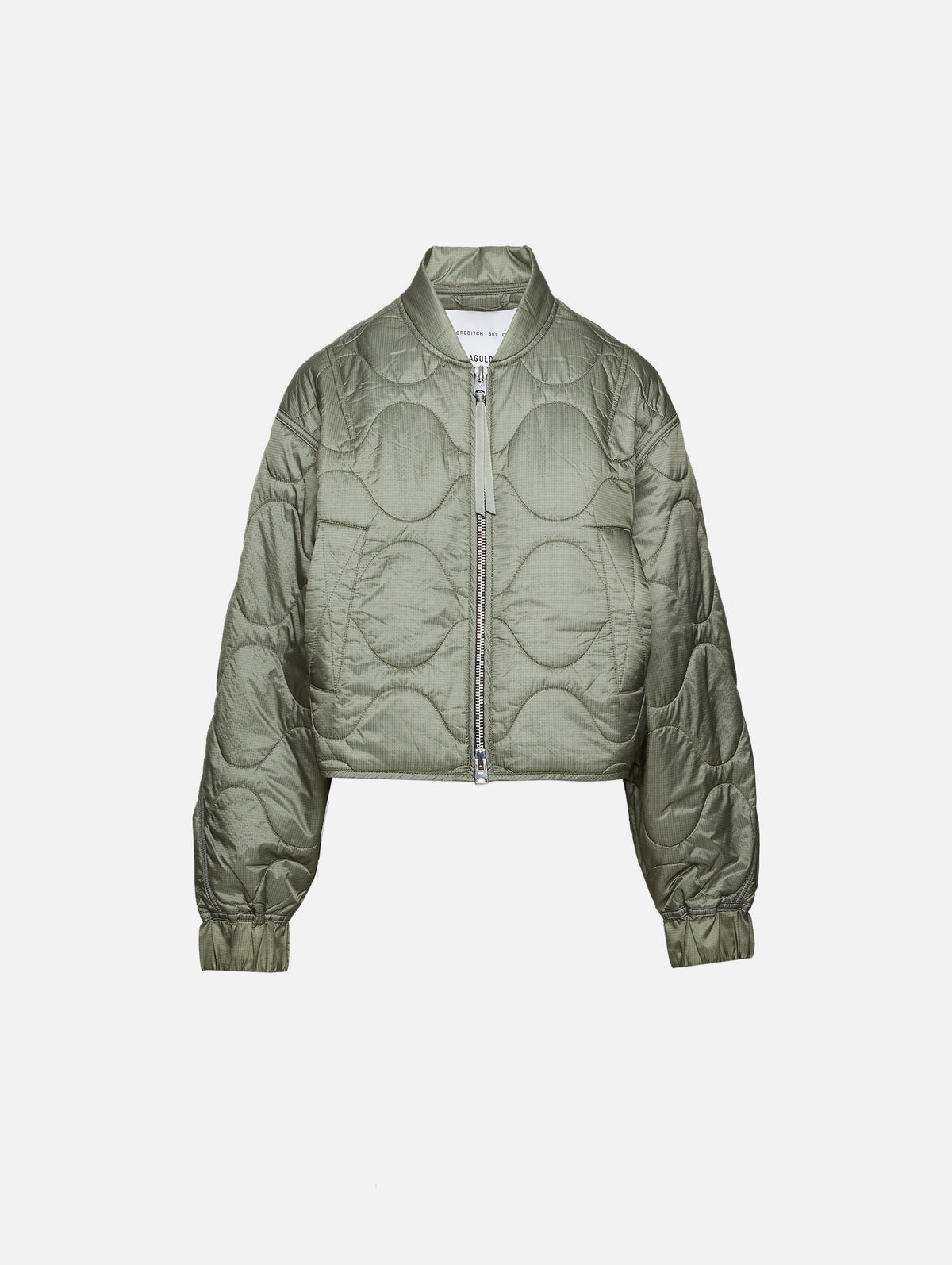 Shoreditch Ski Club x AGOLDE Iona Quilted Jacket in Laurel