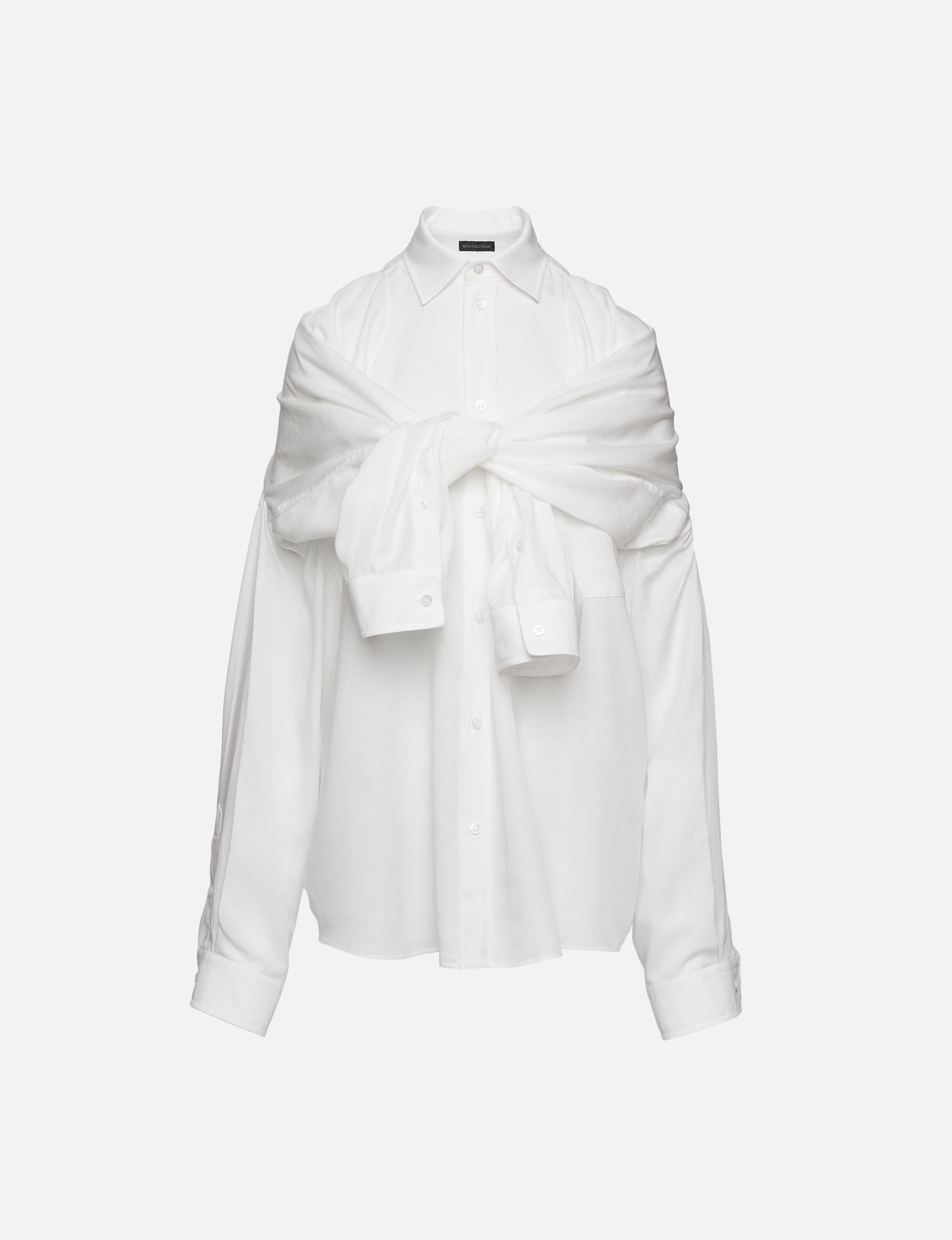 Knotted Shirt | BALENCIAGA | elysewalker