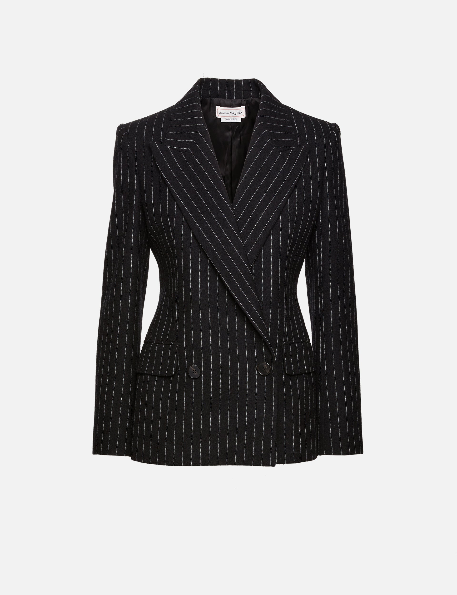 Ladies pinstripe blazer sale