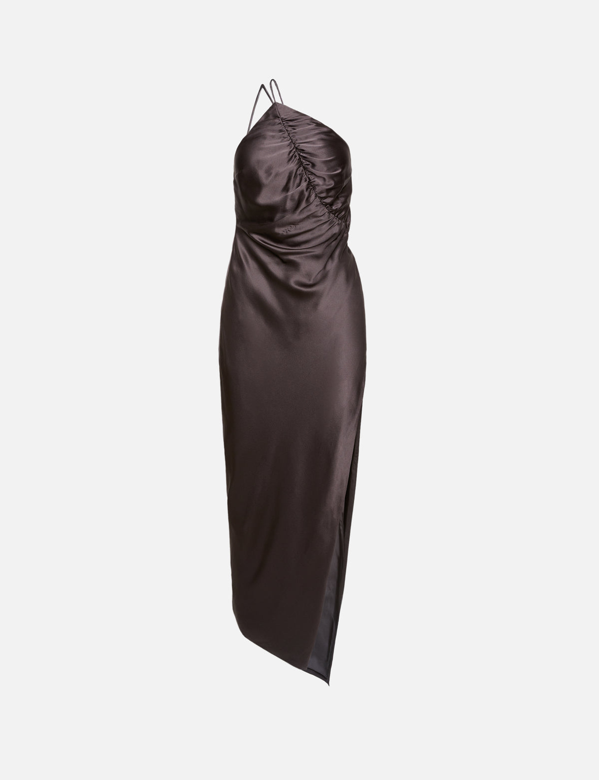 view 1 - Leaf Silk Satin Dress