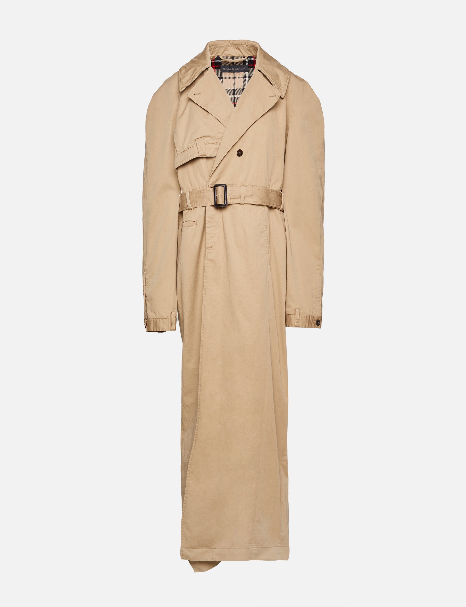 Balenciaga trench coat mens best sale