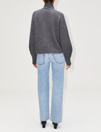view 3 - Cropped Turtleneck Sweater