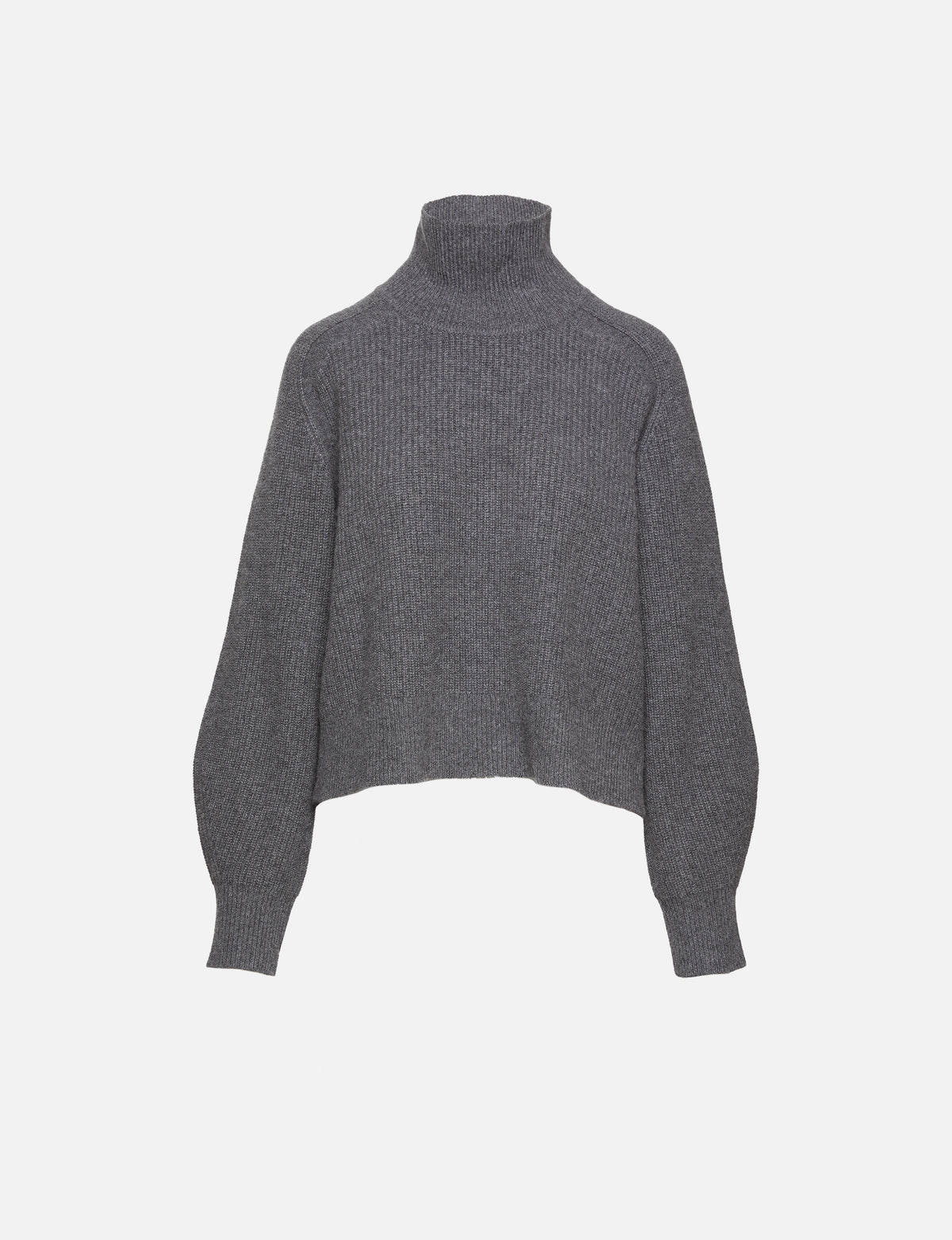 view 1 - Cropped Turtleneck Sweater