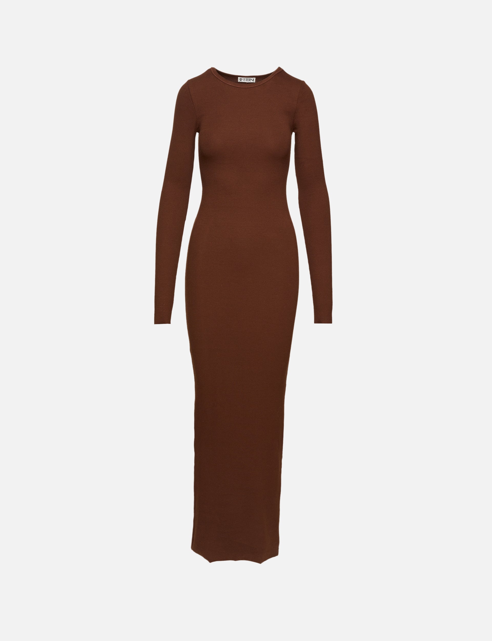 Long Sleeve Crewneck Dress | ÉTERNE | elysewalker