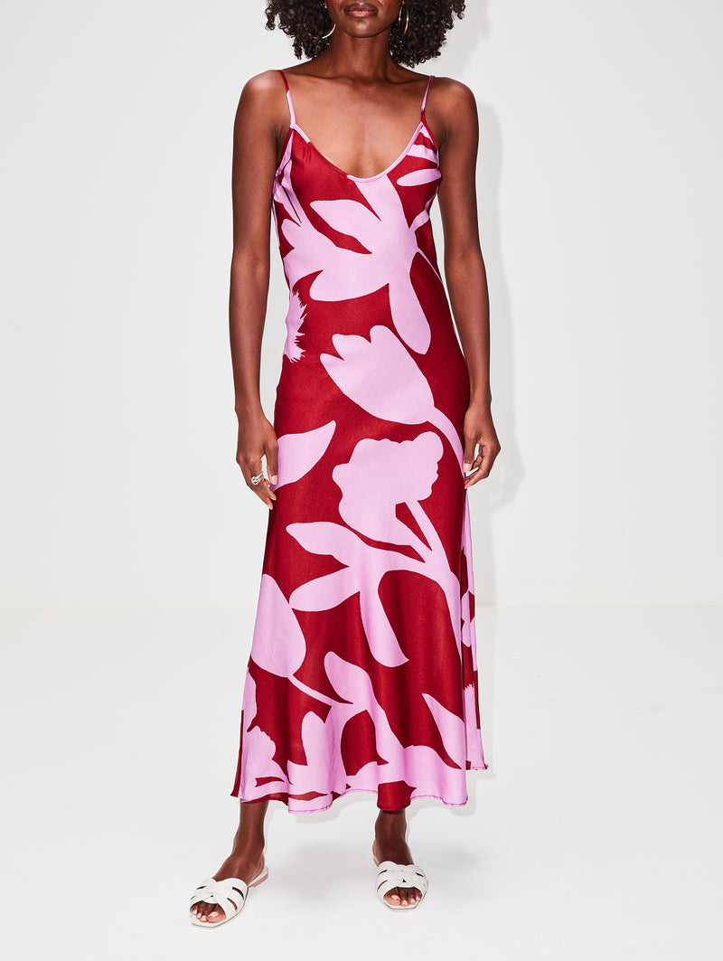 Serena Printed Slip Dress