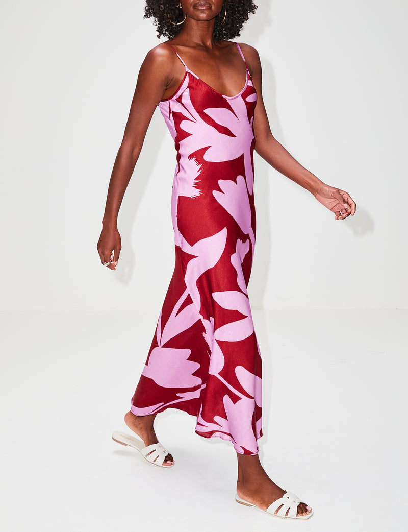 Serena Printed Slip Dress