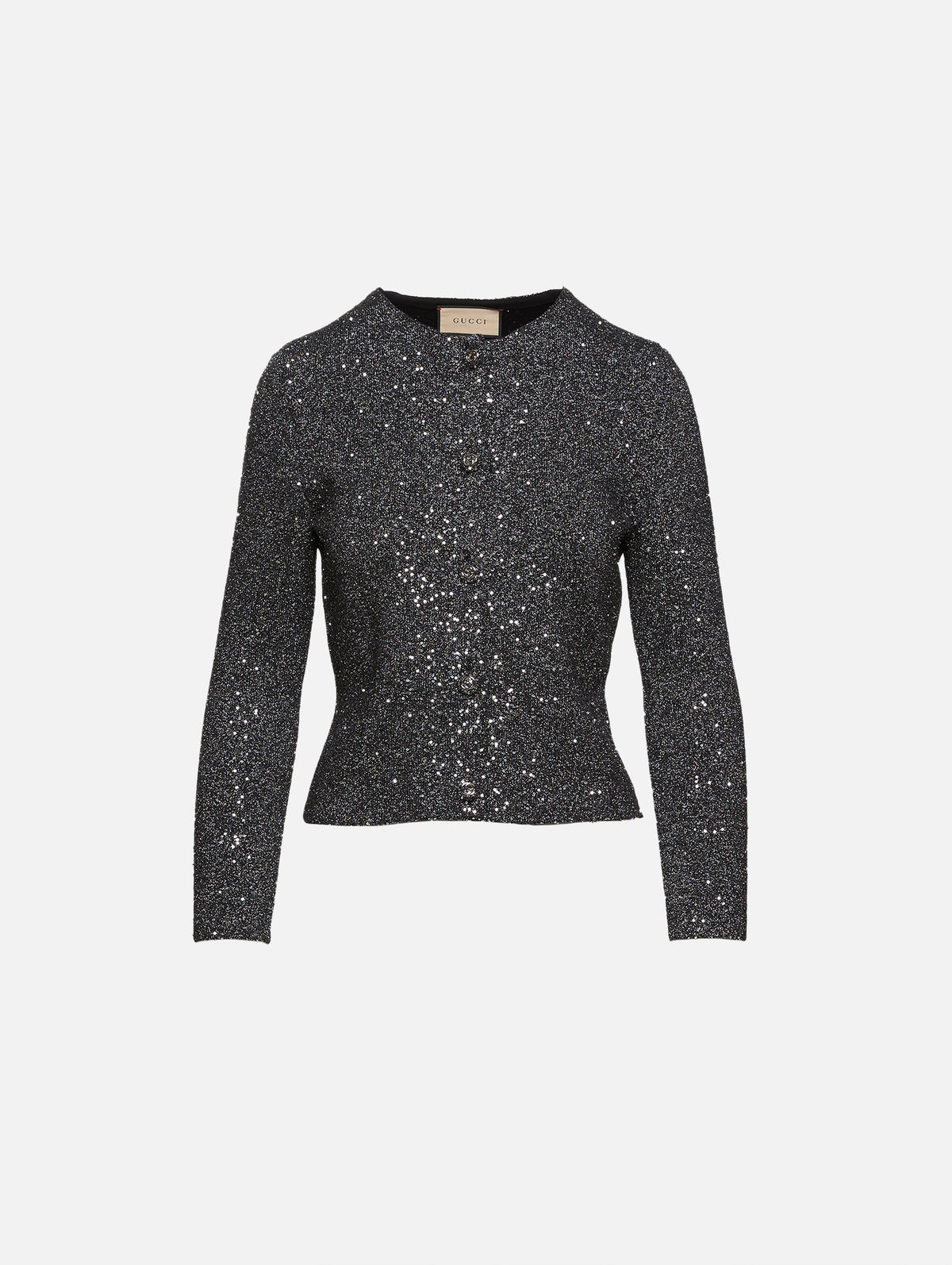 view 1 - Sequin Knit Cardigan