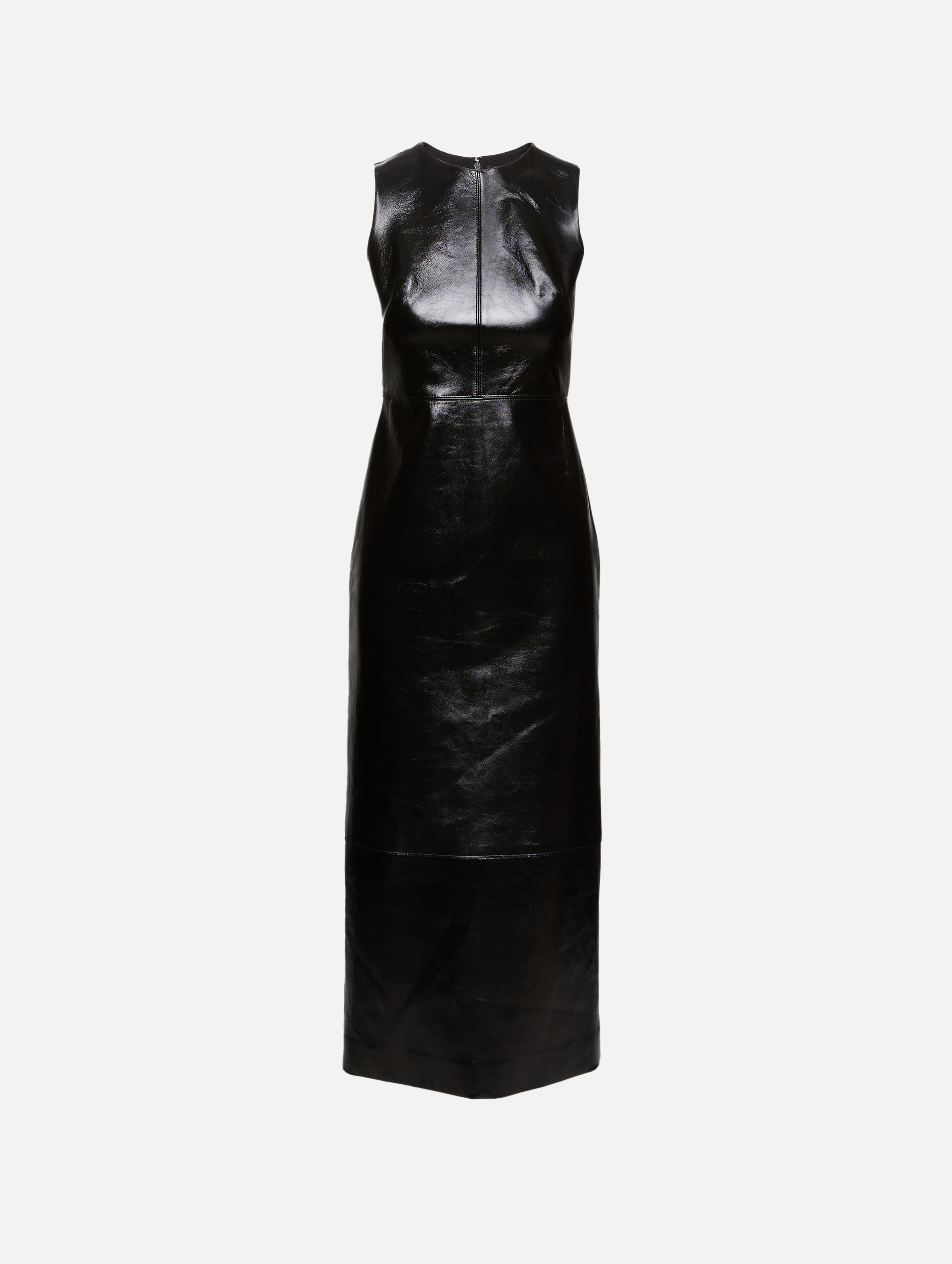 Croc-Effect Foiled Leather Strapless Midi Dress By Brandon Maxwell, Moda  Operandi