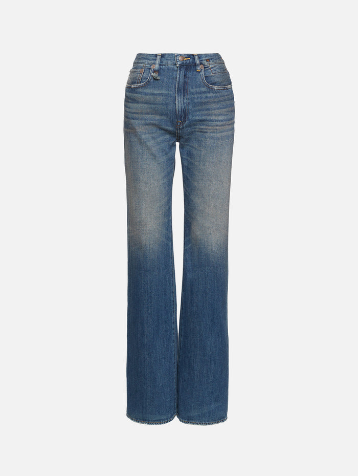 Elise High Rise Crop Flare Jeans- FINAL SALE – Mesh
