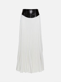 view 1 - Cotton Pleated Skirt