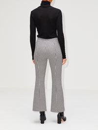 view 4 - Cropped Gingham Flare Pant