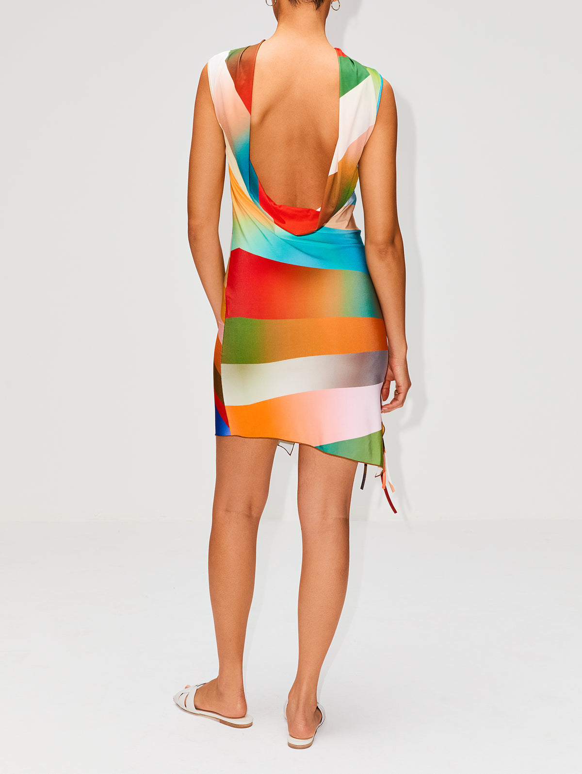view 4 - Nisha Sun Ray Print Dress