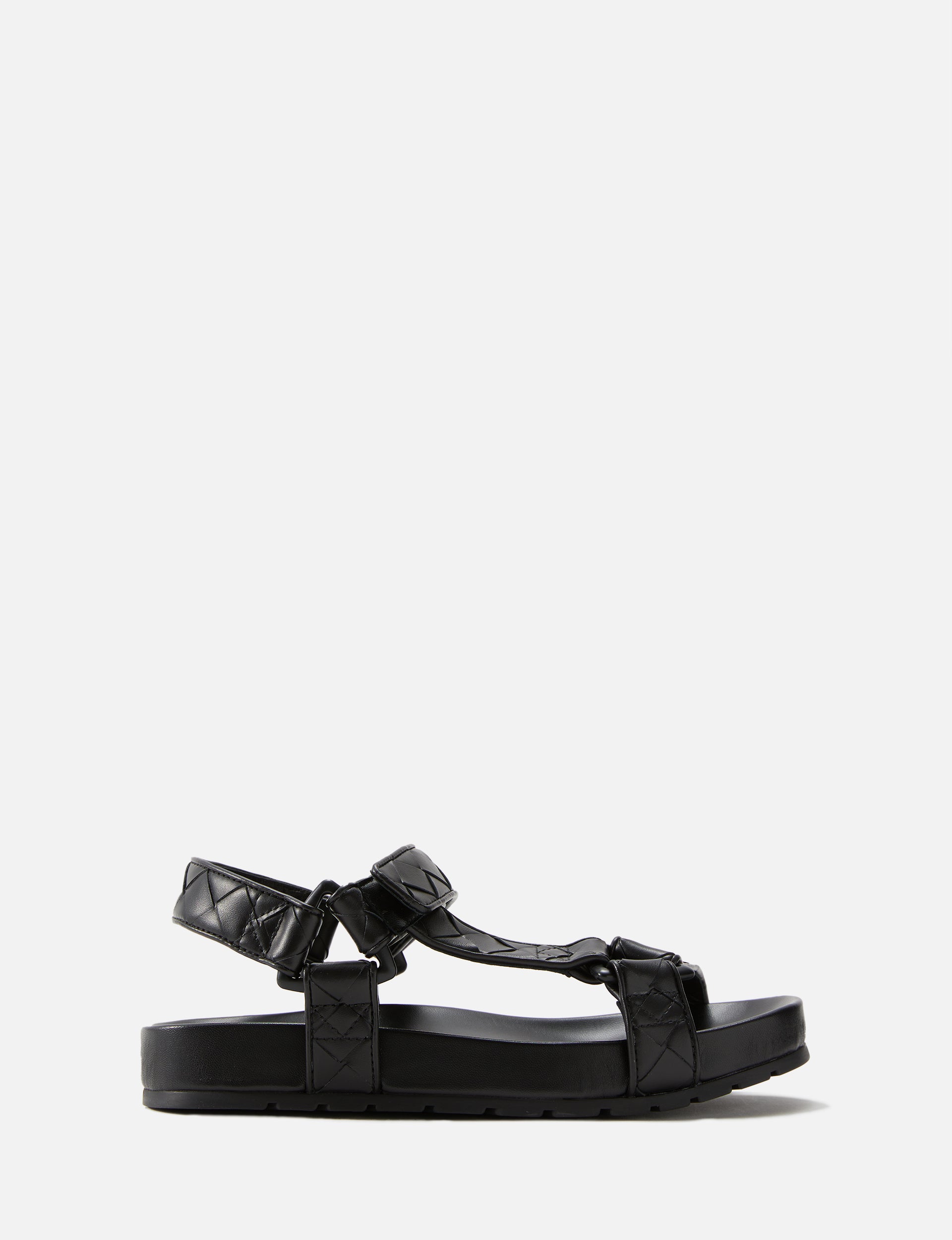 Black designer sandals online sale