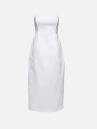view 1 - Strapless Midi Dress