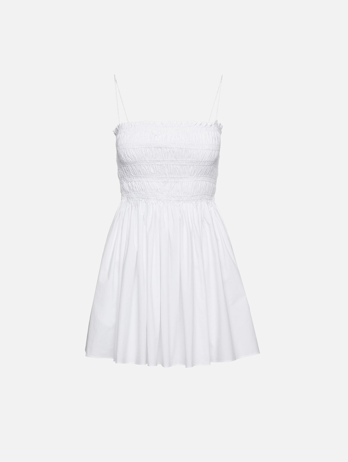 view 1 - Shirred Bodice Mini Dress