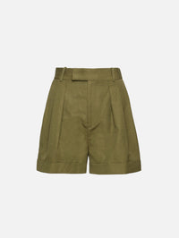 view 1 - Pleated Wide Cuff Short
