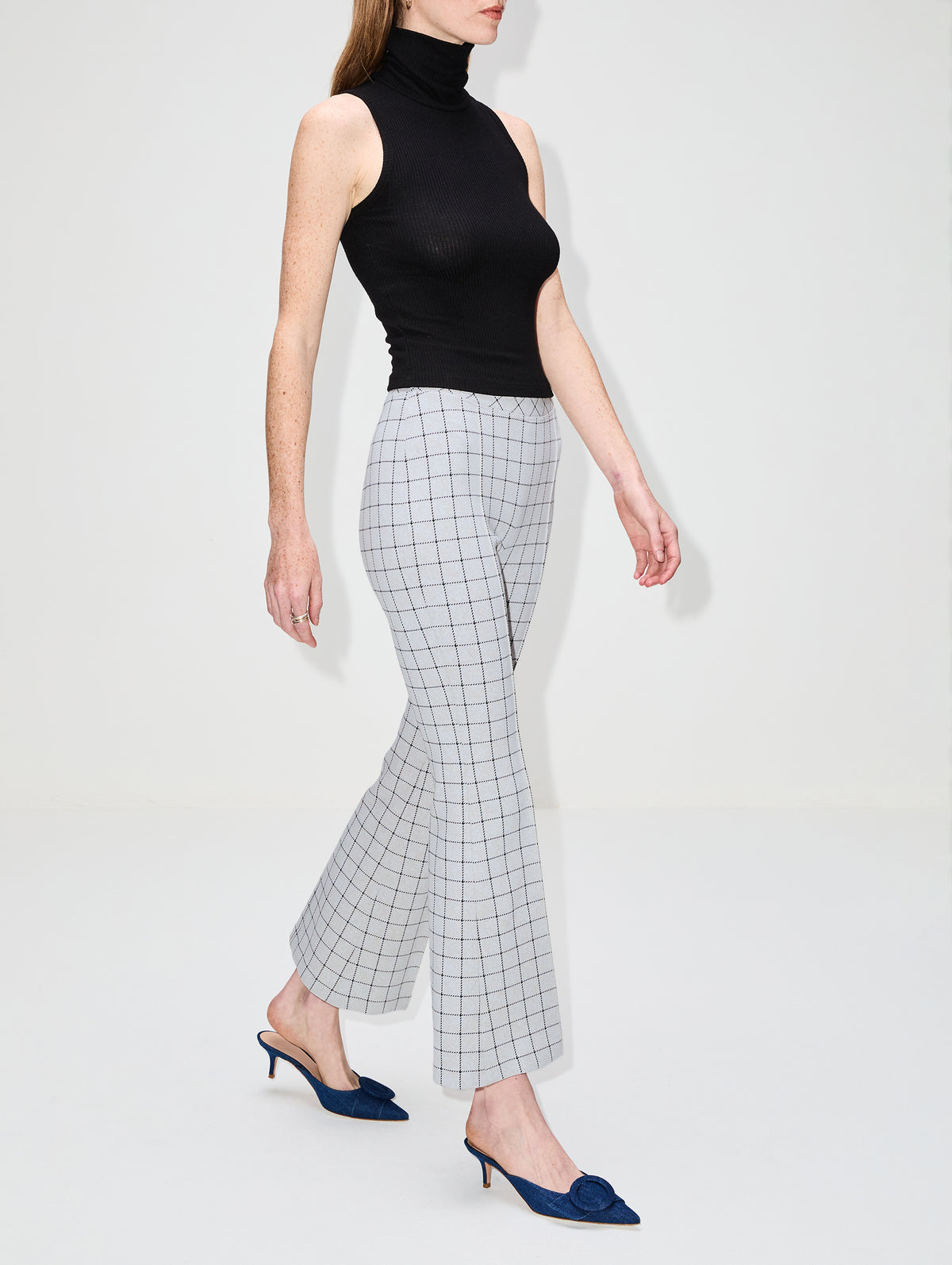 view 3 - Pull On Cropped Flare Pant