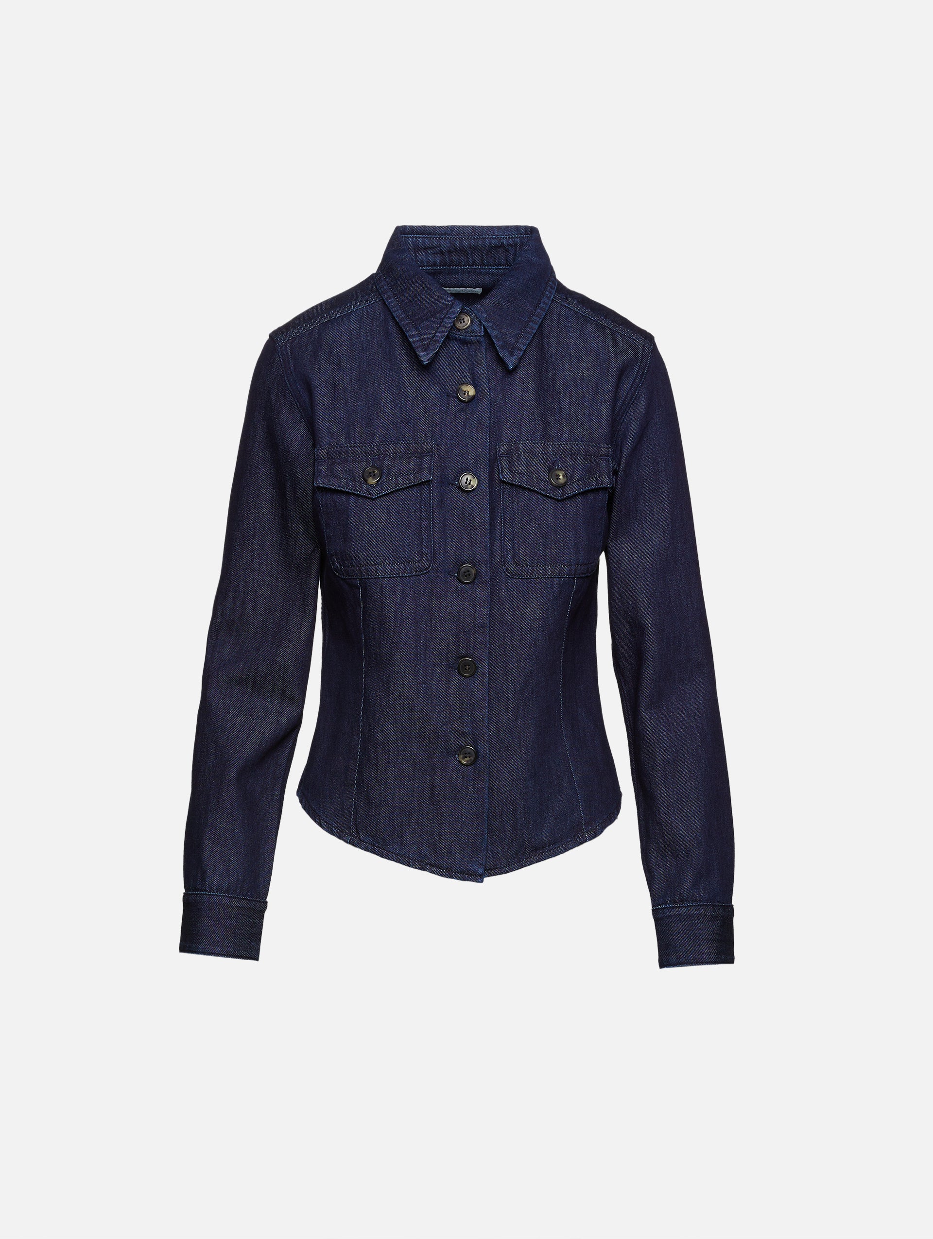 designer denim shirt