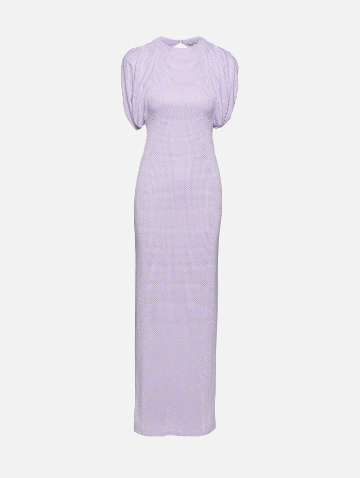 Kylie Crystal Cowl Back Gown