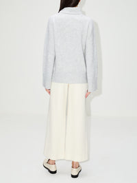 view 3 - CLEAN WIDE TROUSERS