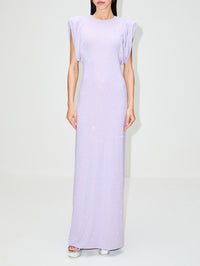 view 2 - Kylie Crystal Cowl Back Gown
