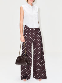 view 2 - Wide Leg Pleated Pant
