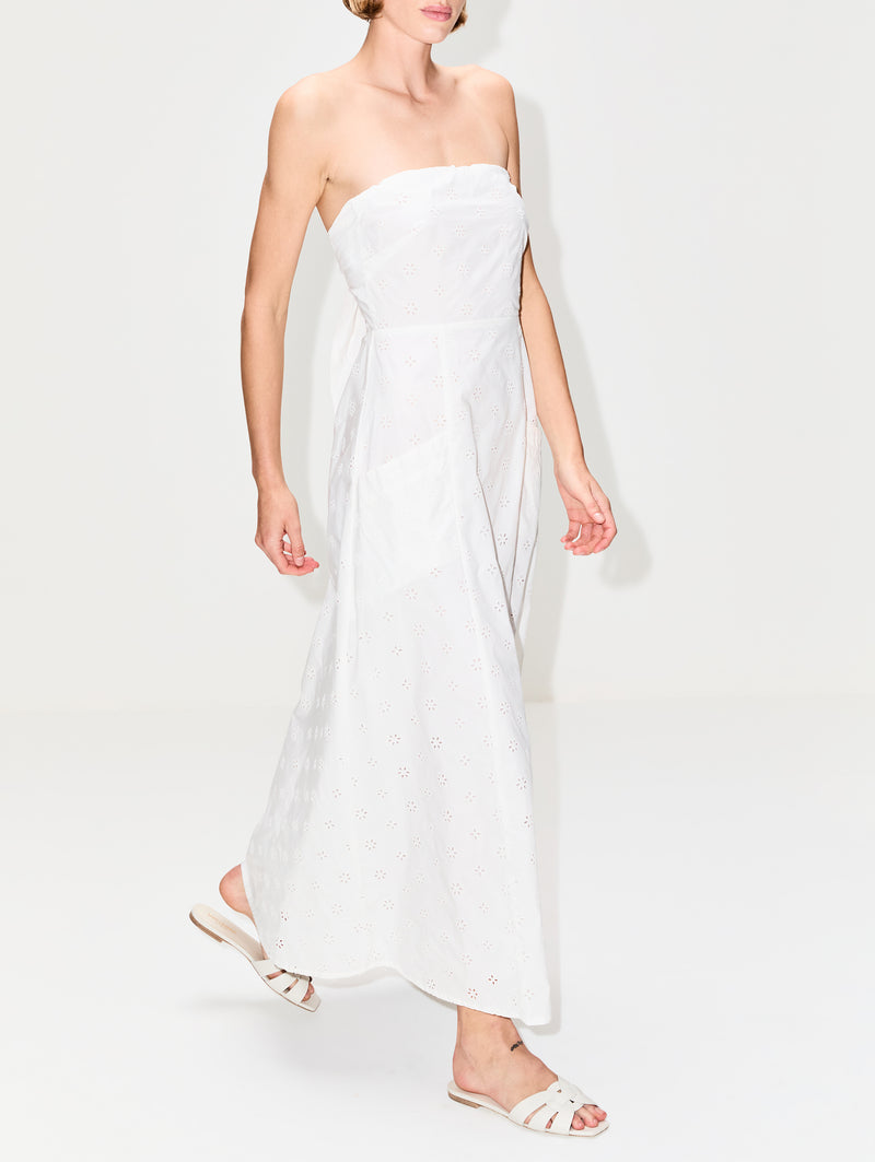matteau strapless lace up dress Strapless Lace Up Dress