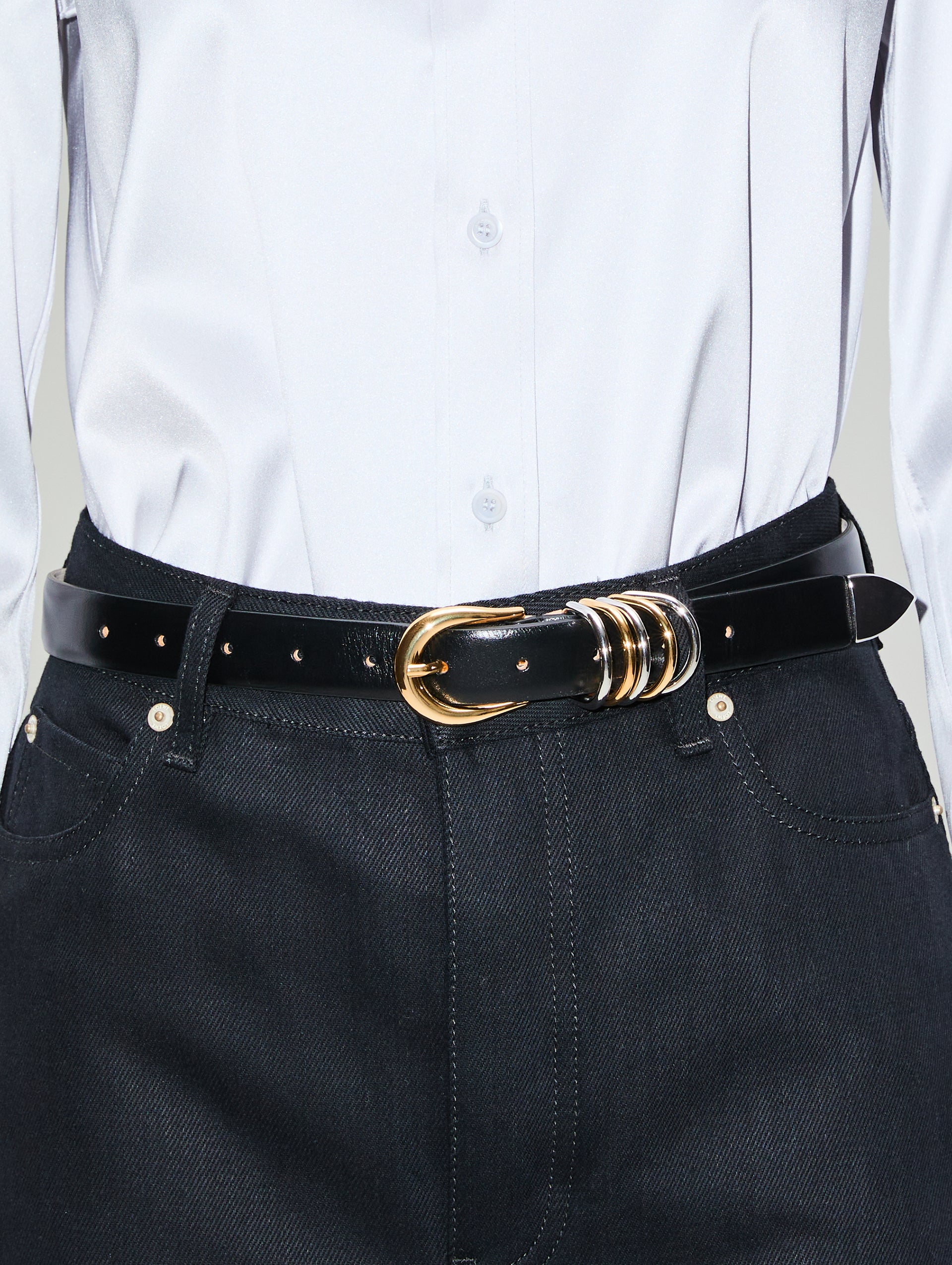 Hollyhock Mixed Metal Belt | DEHANCHE | elysewalker