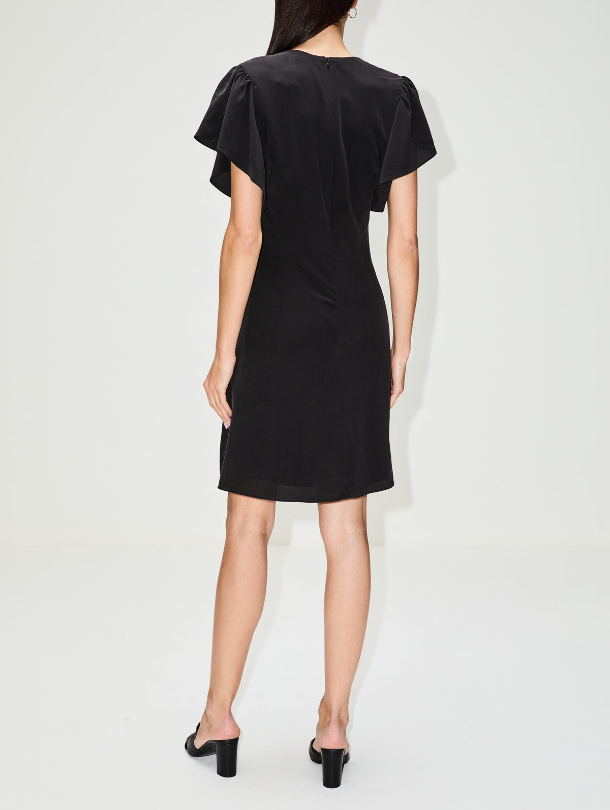 Bise Dress,VANESSA BRUNO,NOIR,Image 3